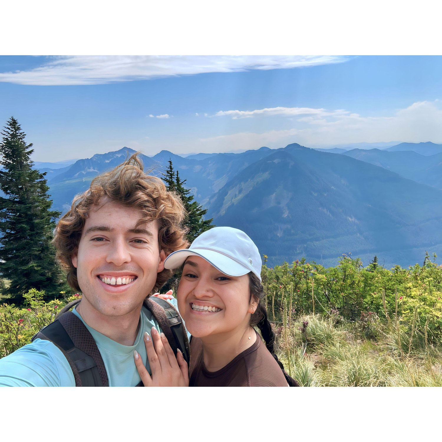 Right after Amanda said, "yes!"