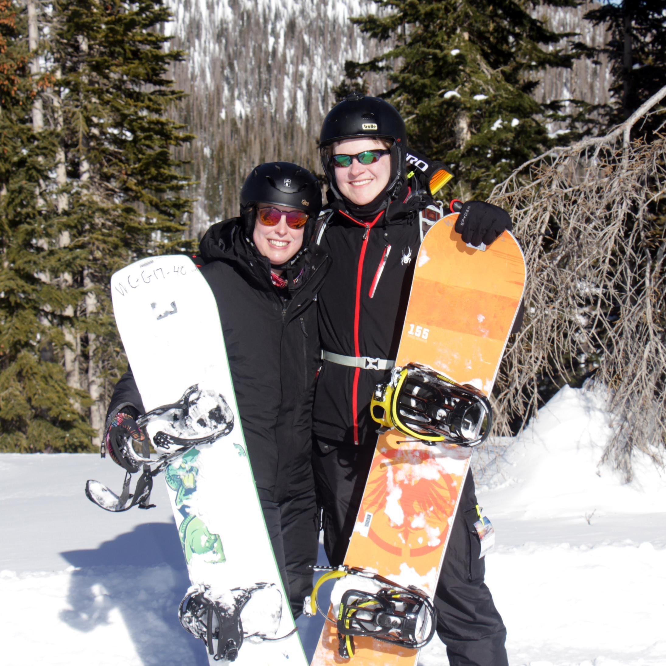 A trip to Colorado, where we pretended to know how to snowboard.