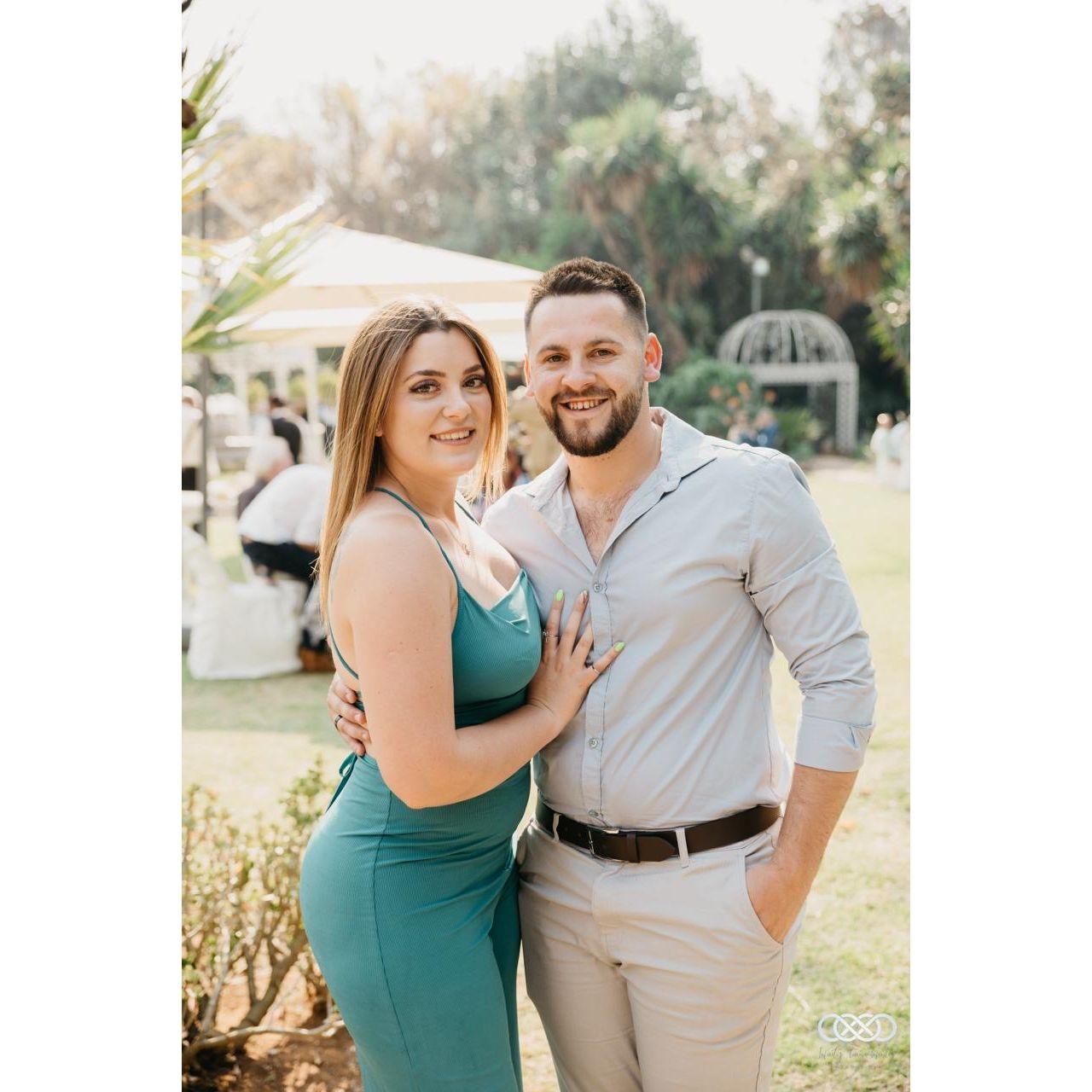 Dom proposed a month after this photo was taken