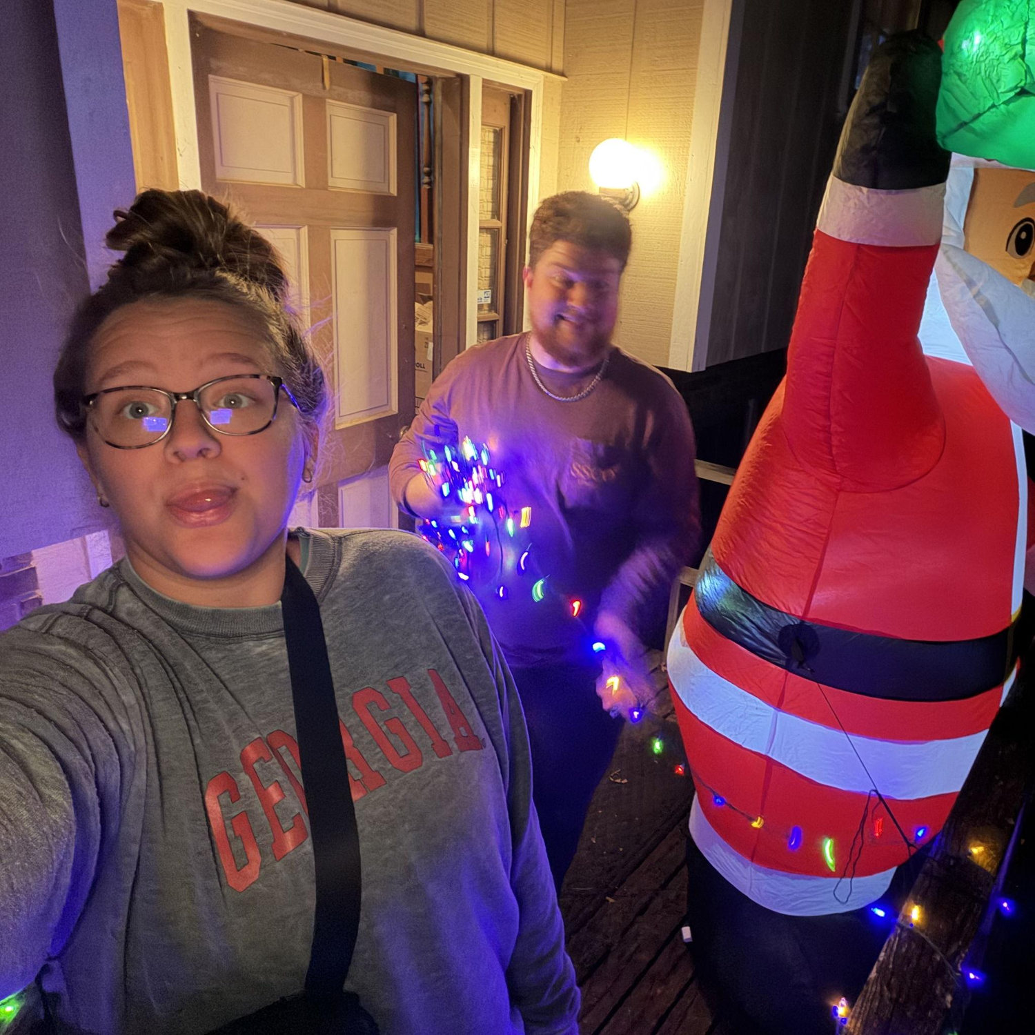 Decorating the house for Christmas :)