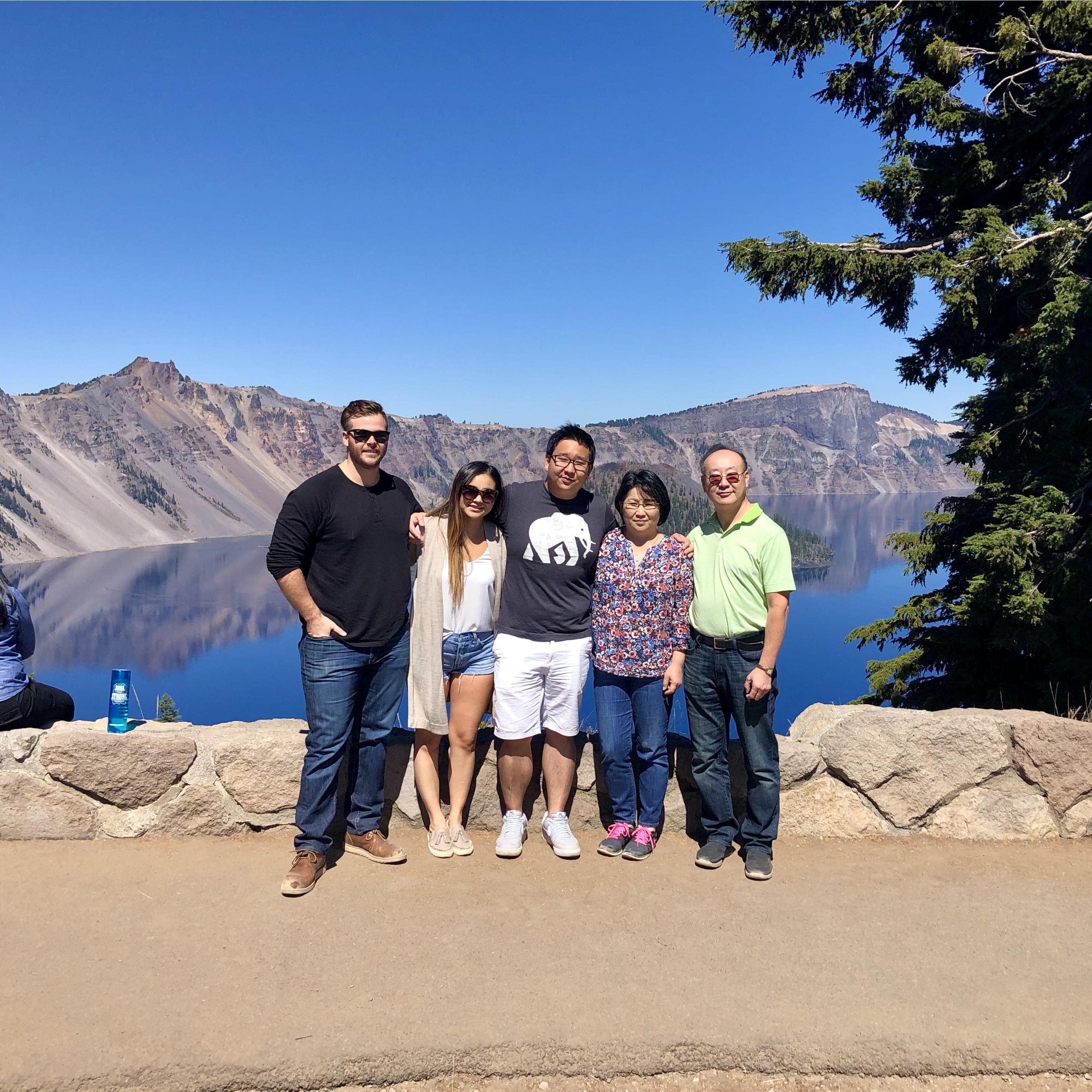 Trip with Genie's family to Bend, OR/Crater Lake NP!