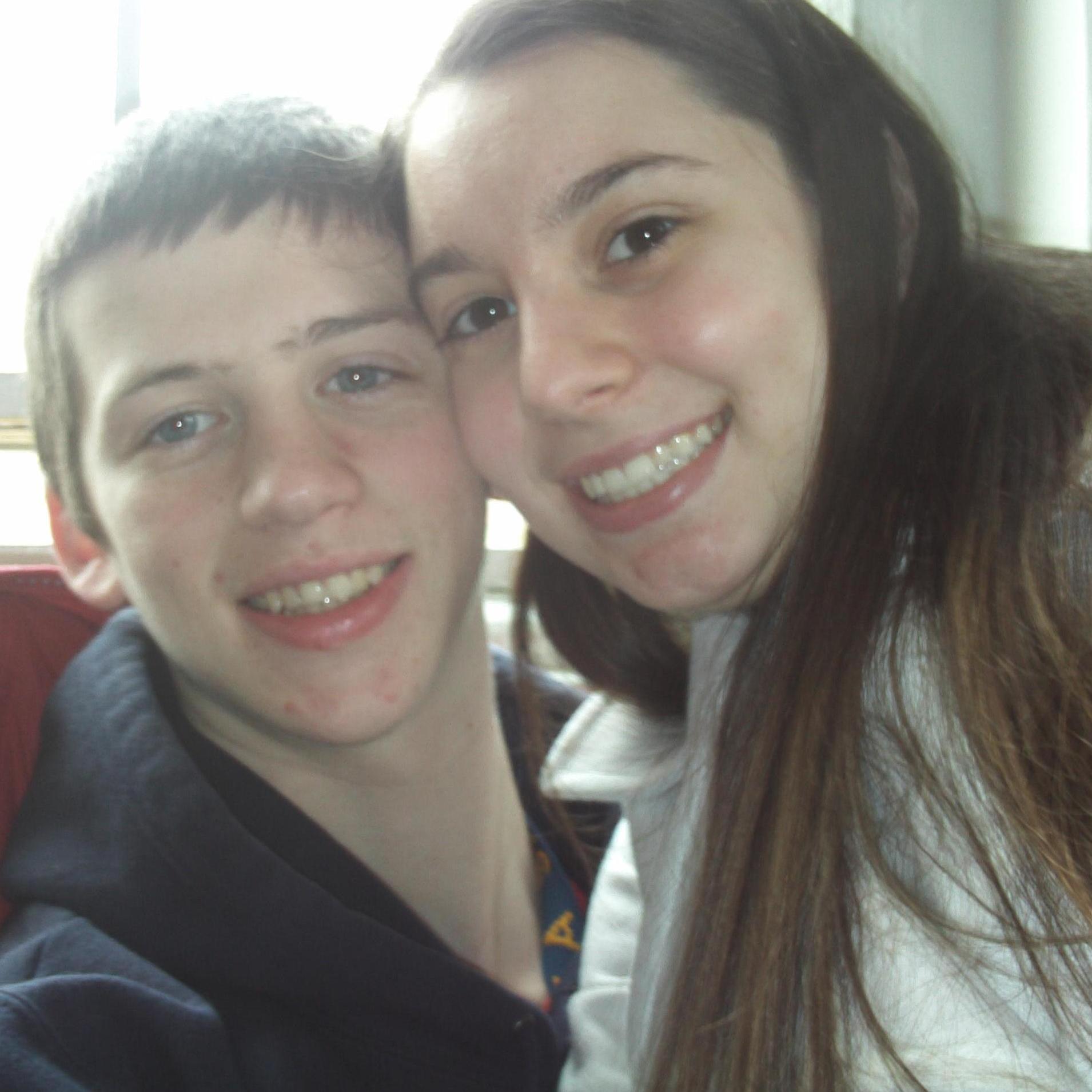 During our freshman year of college. Rachel visiting me at UConn!
