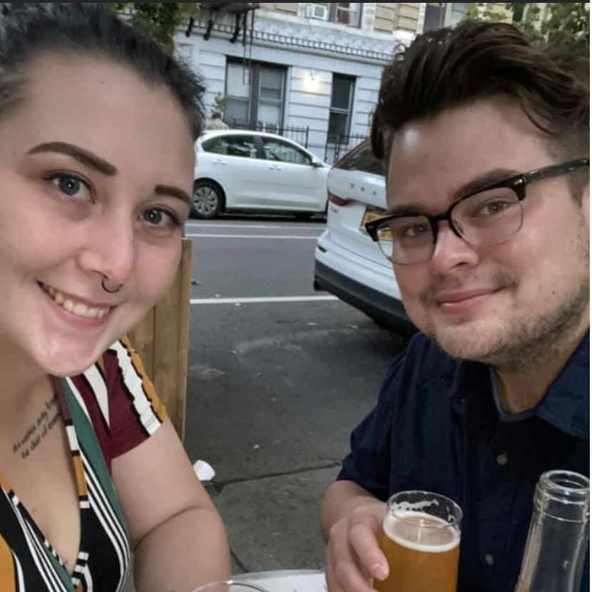 Our first out to eat experience during quarantine for Trevor's birthday.