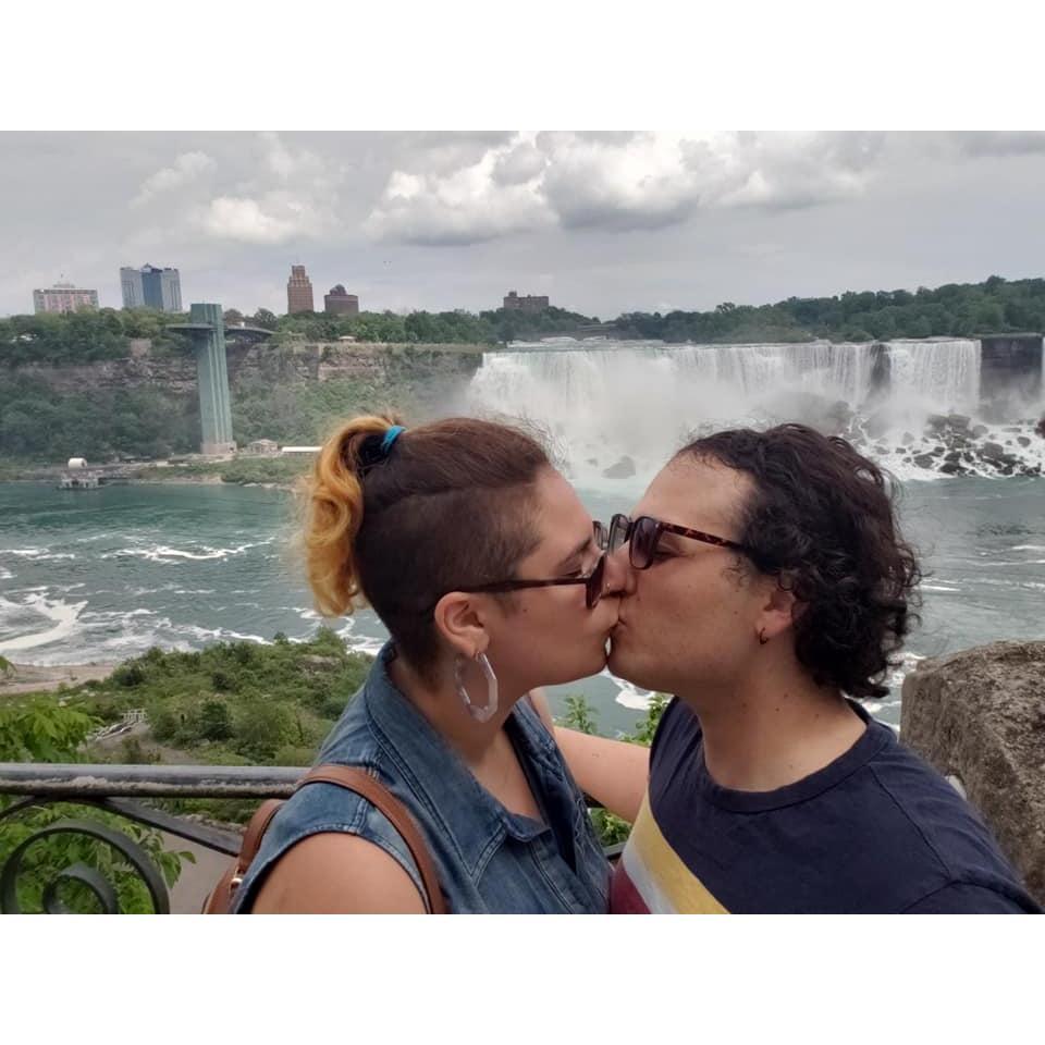 Our 1-year anniversary in Niagara Falls