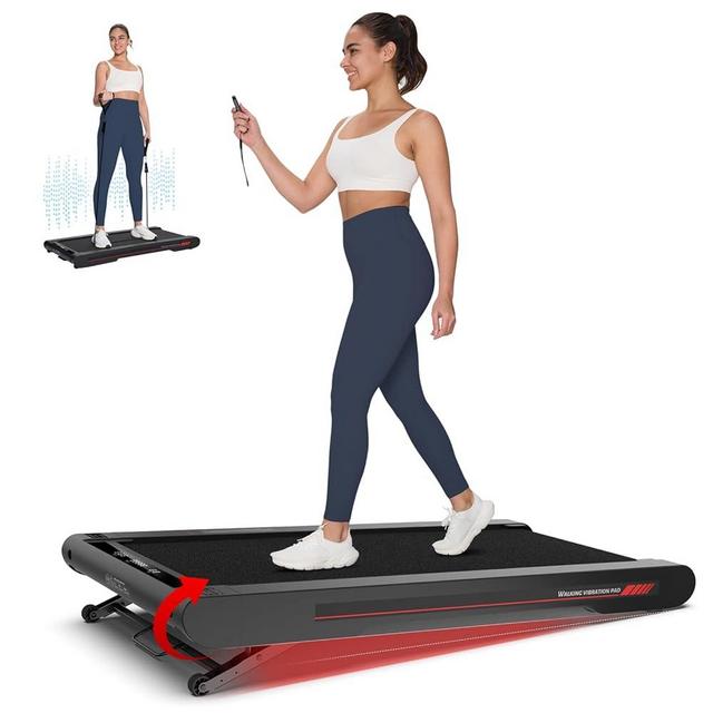 Sperax Walking Vibration Pad with APP, 3 in 1 Under Desk Treadmill, 2.5HP Low Noise Walking Treadmill Pad with Remote Control,Portable Treadmills for Home Office