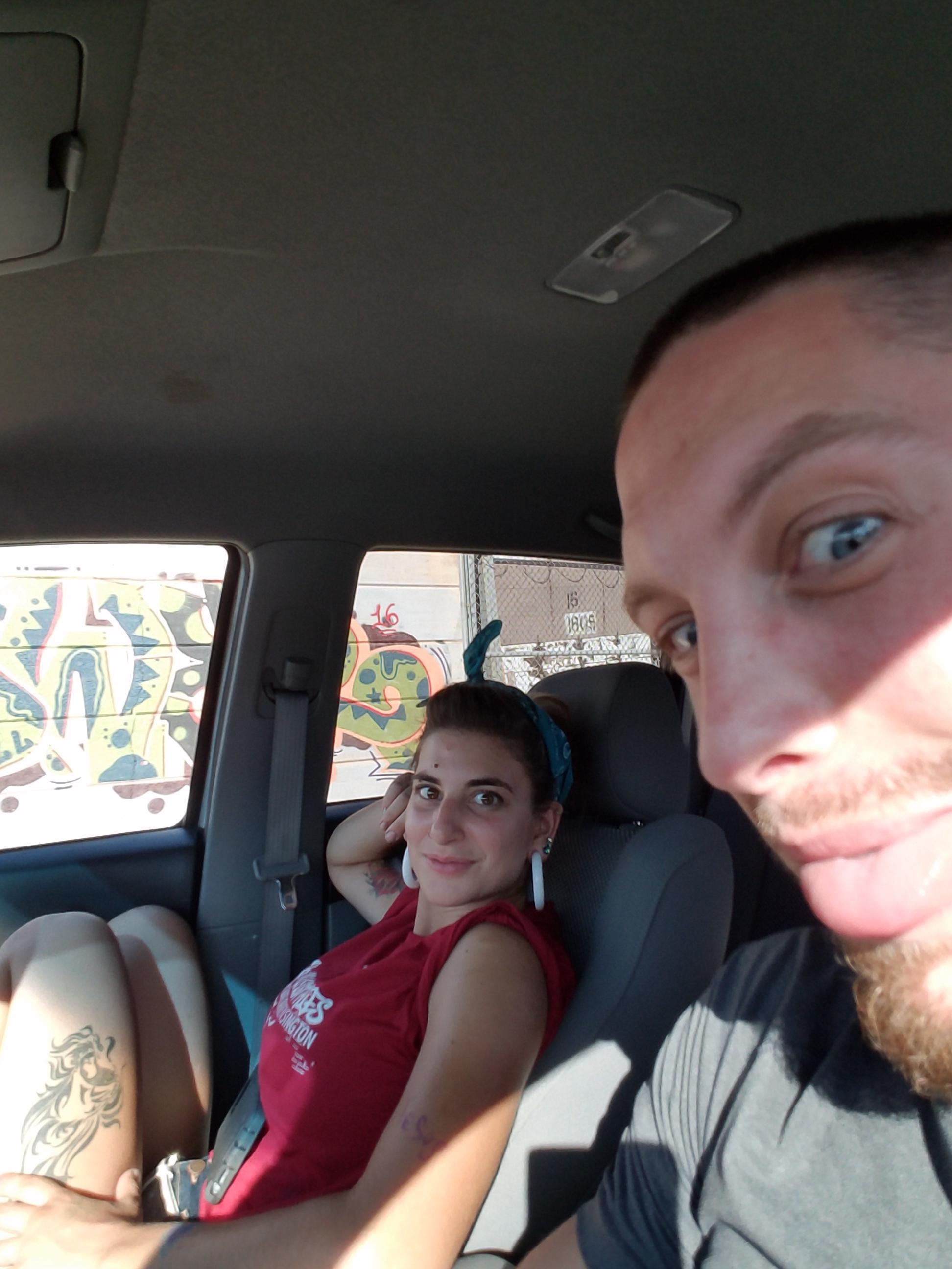 They went down to The Rock of Calvary Chapel in Kensington for their Annual Rock the Block party. Dani painted faces, Andrew picked up trash and they both served The LORD.
