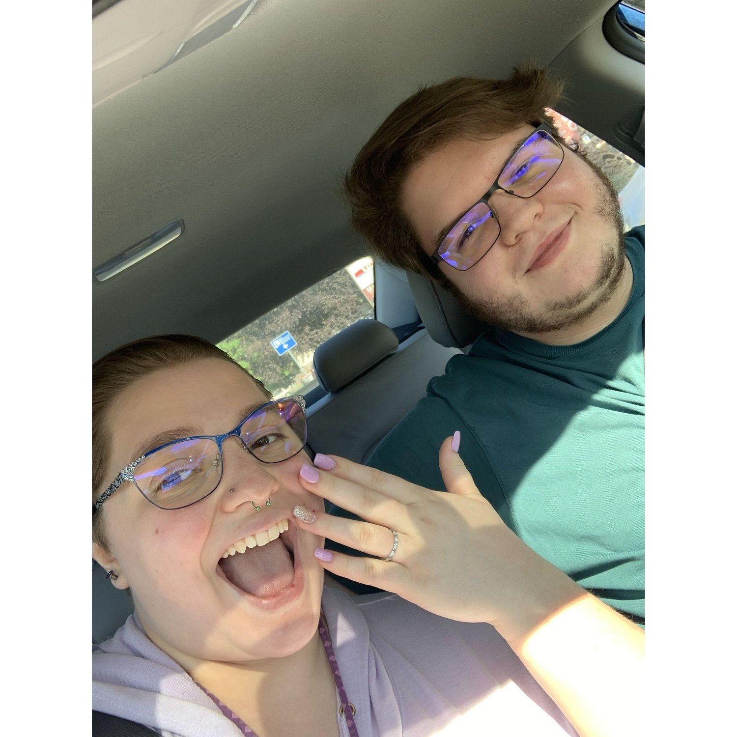 July 6th 2021, the day we got engaged!! <3