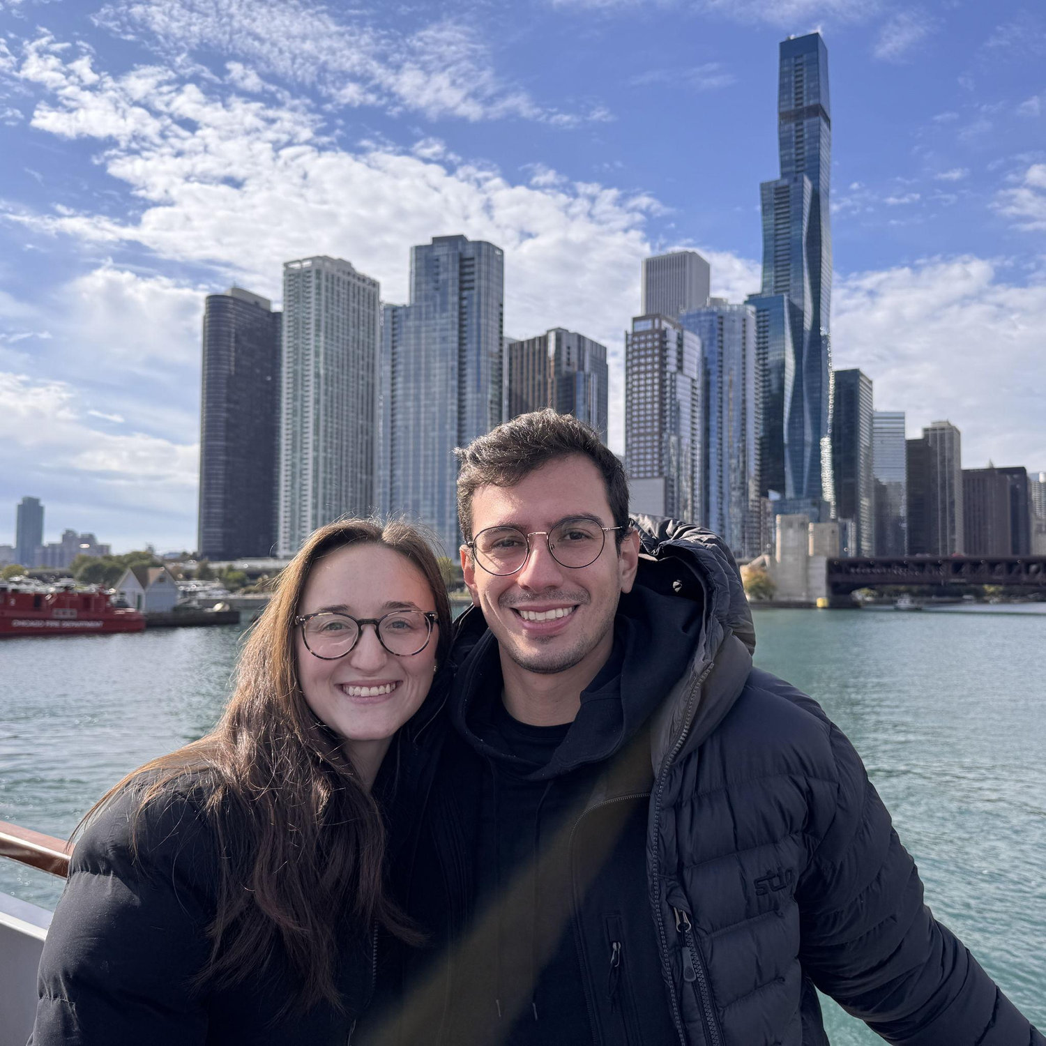 Captured during a boat tour on the Chicago River.