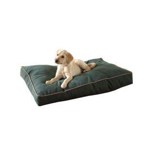 Large Hunter Green Indoor/Outdoor Faux Gusset Jamison Bed