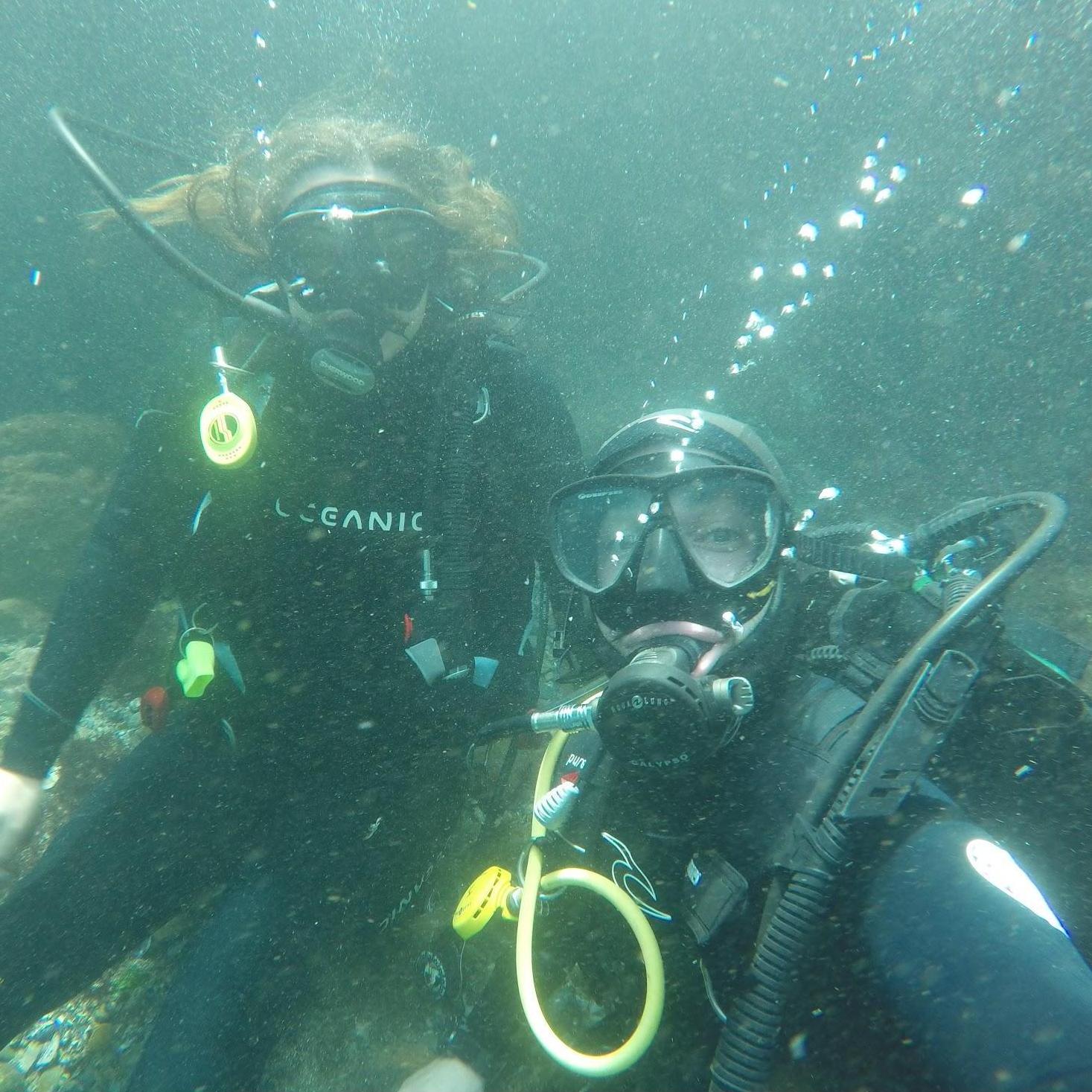 03/16/2019
Once Teal and Kelly lived in the same half of the state again, they were able to go scuba diving more, a favorite hobby of theirs!