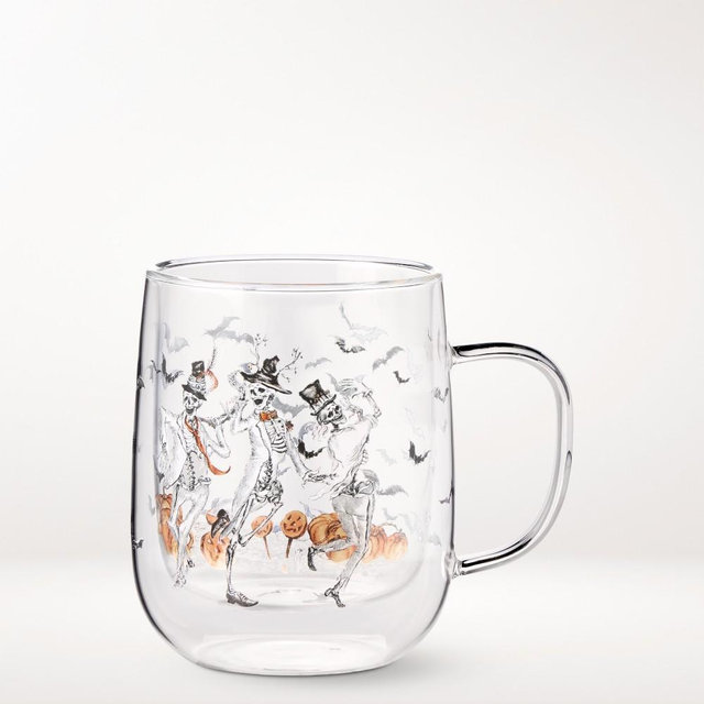 Haunted Hosts Double-Wall Mugs, Set of 4