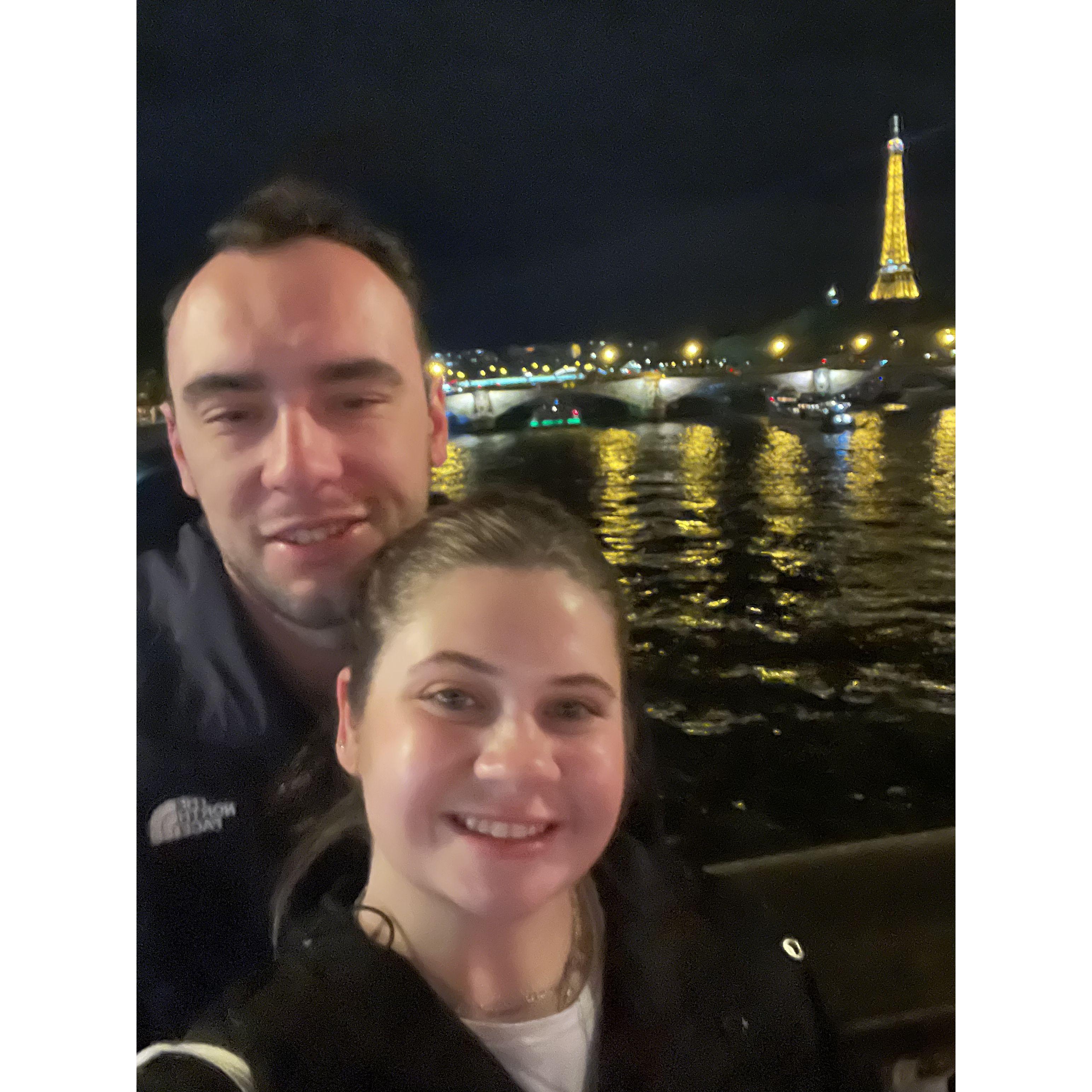 Eiffel Tower at night