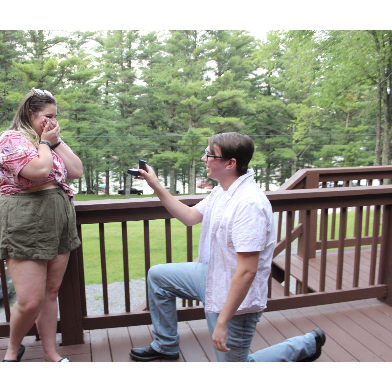 Matthew's proposal, July 7 2023