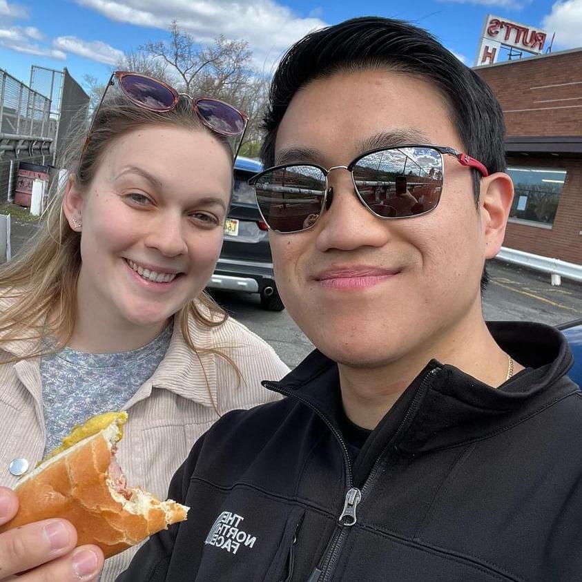 Hot dogs at Rutt's Hut