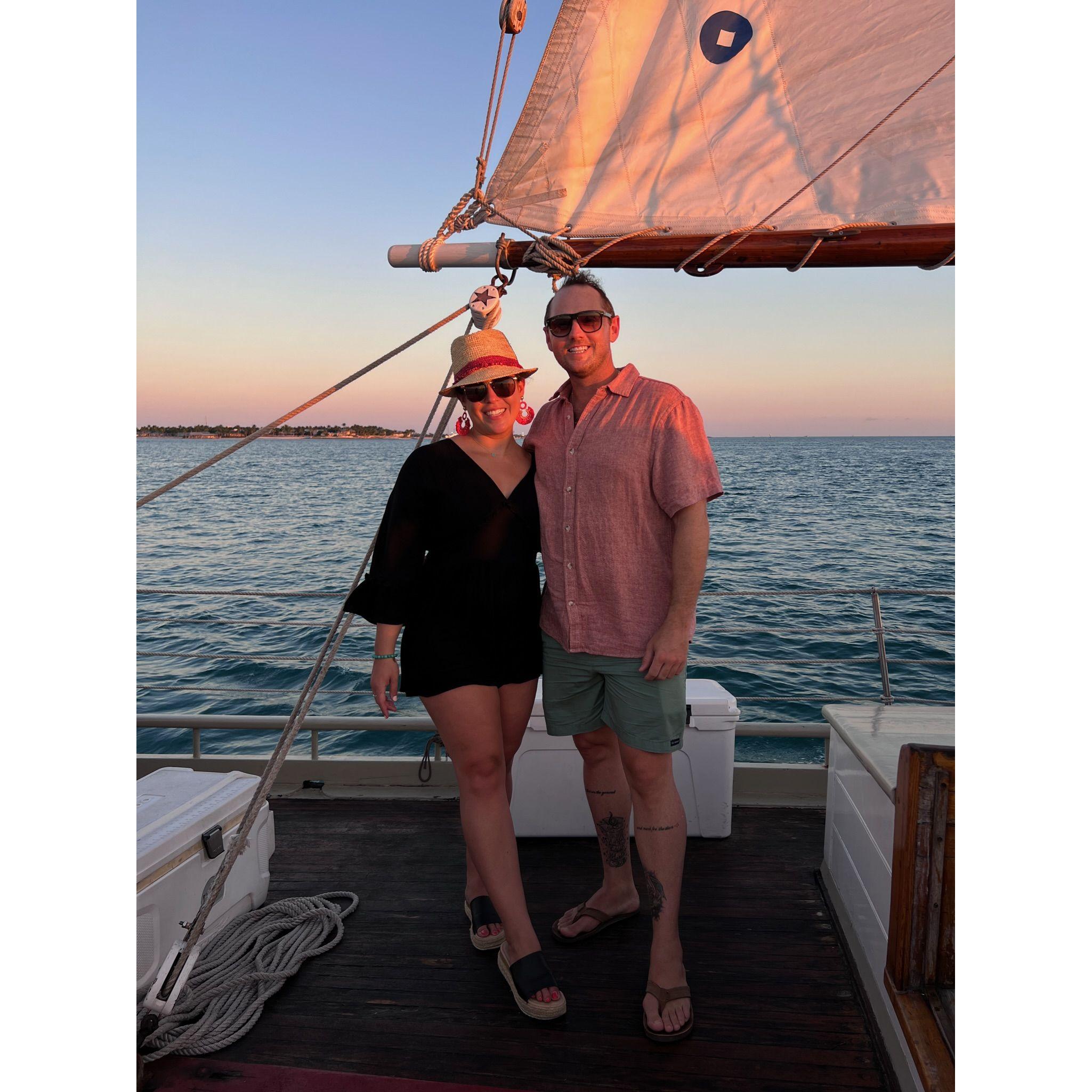Chasing more sunsets on a sailboat
