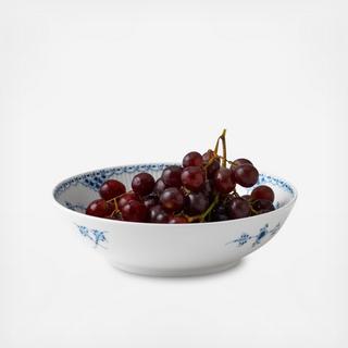 Blue Fluted Half Lace Bowl