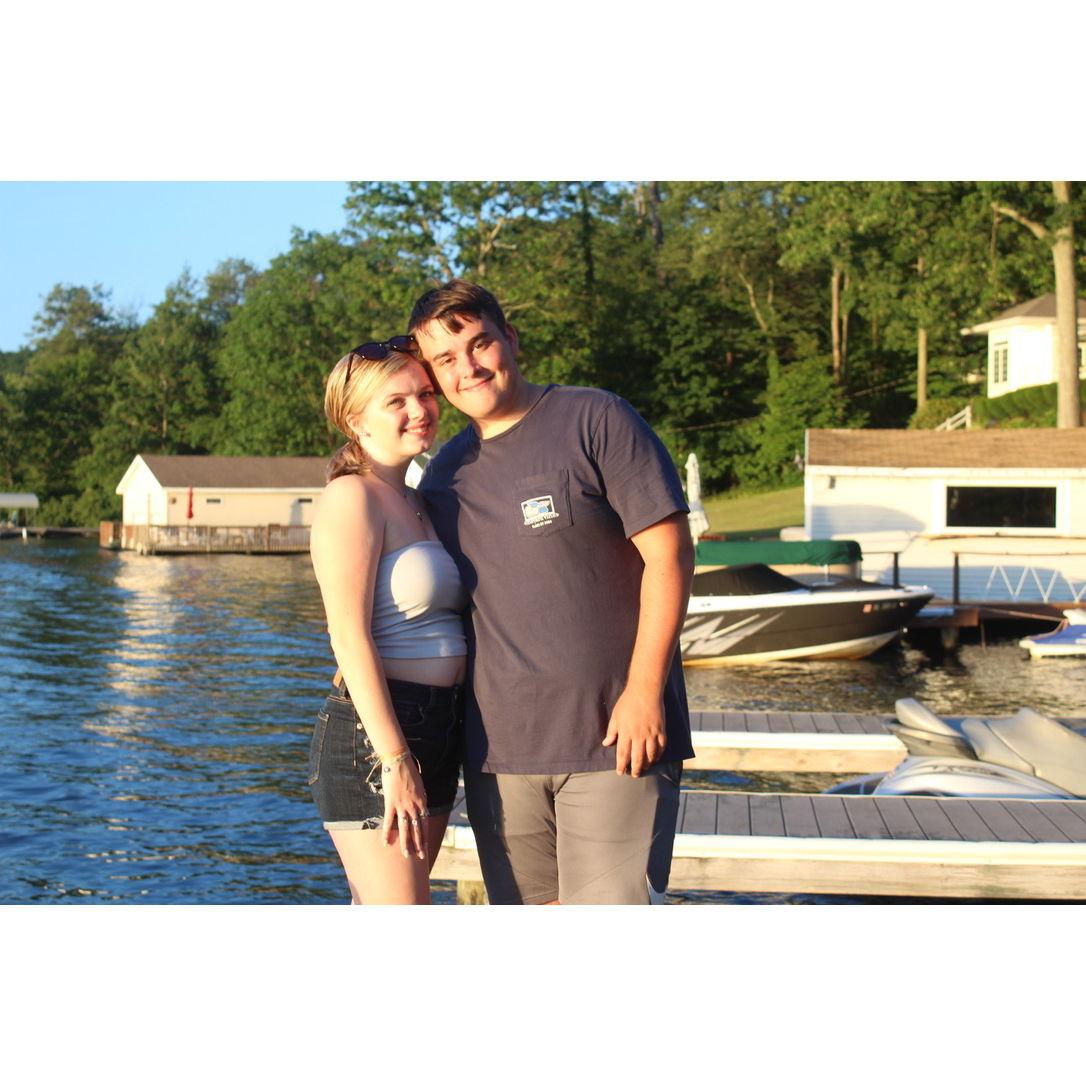 Our first trip to Nick's family lake house with our friends as our stand in "Prom Weekend" since it was cancelled. We still take this trip to this day and it is our favorite!