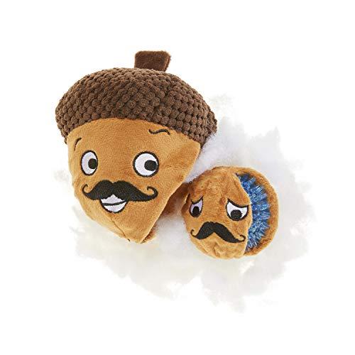 BarkBox Interactive 2-in-1 Stuffed Plush Squeaky Dog Toy for Small/Medium/Large Dogs