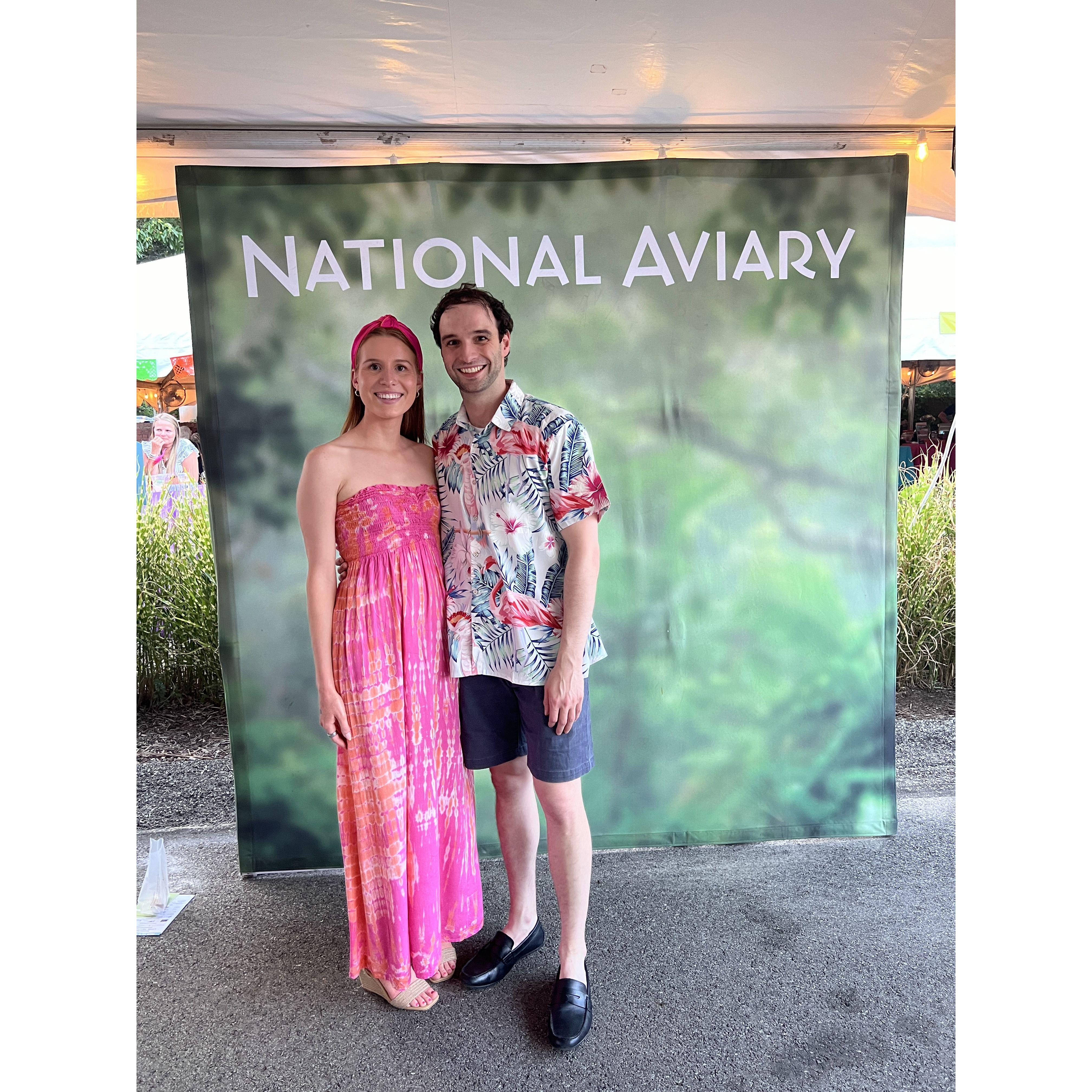 July 26th, 2024: Our first Night in the Tropics! The National Aviary is one of our favorite places to go together.