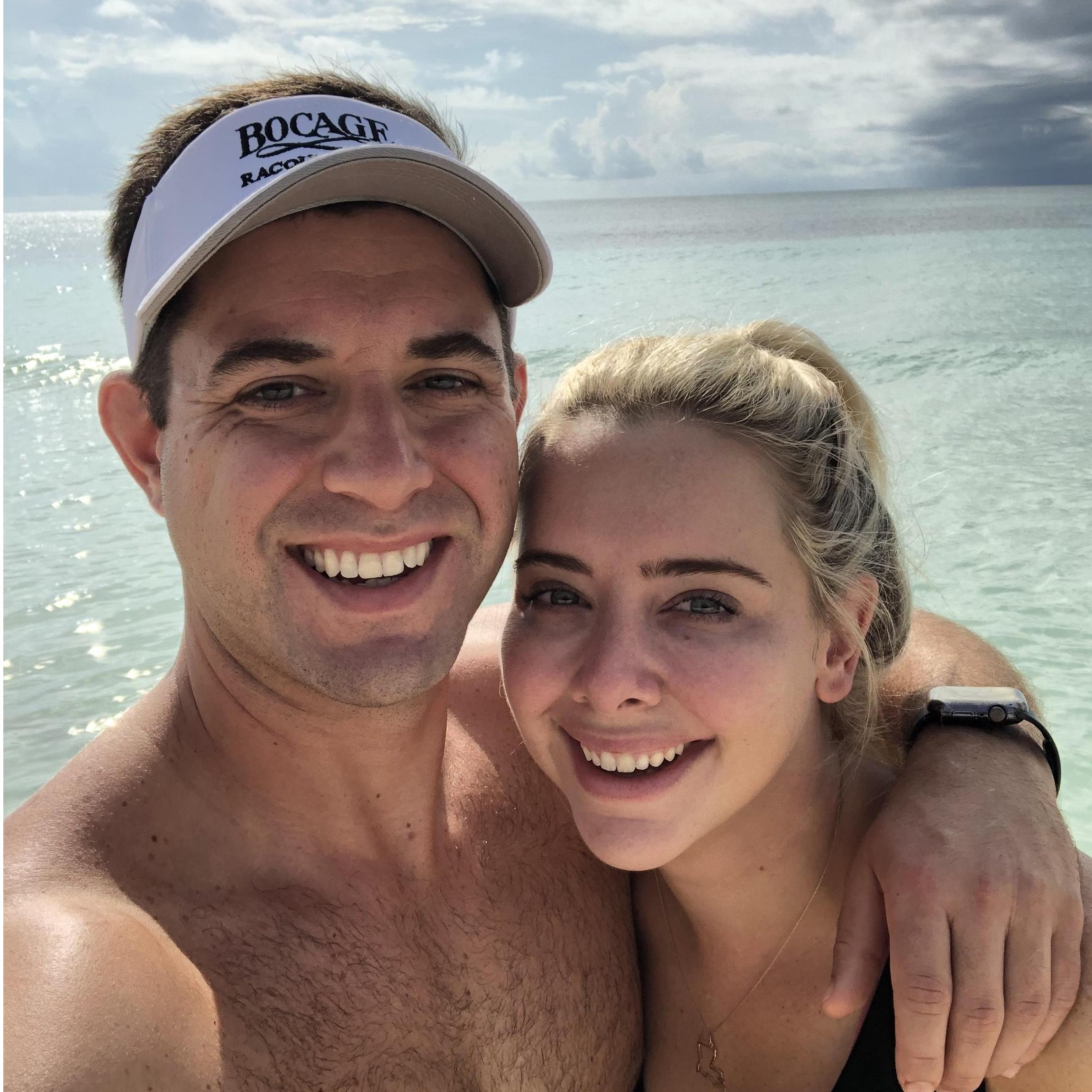 The day before we got engaged! Tulum, Mexico