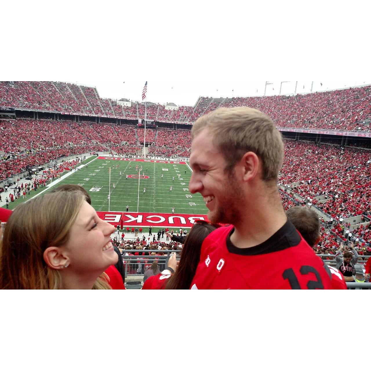 Of course, we both did our undergraduate studies at THE Ohio State University!