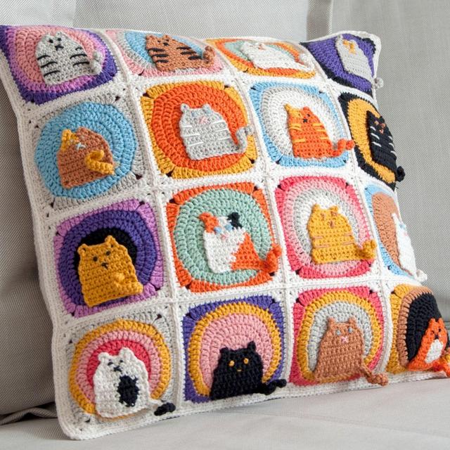 Cat Figured Pillowcase, Cats Pillow case,...