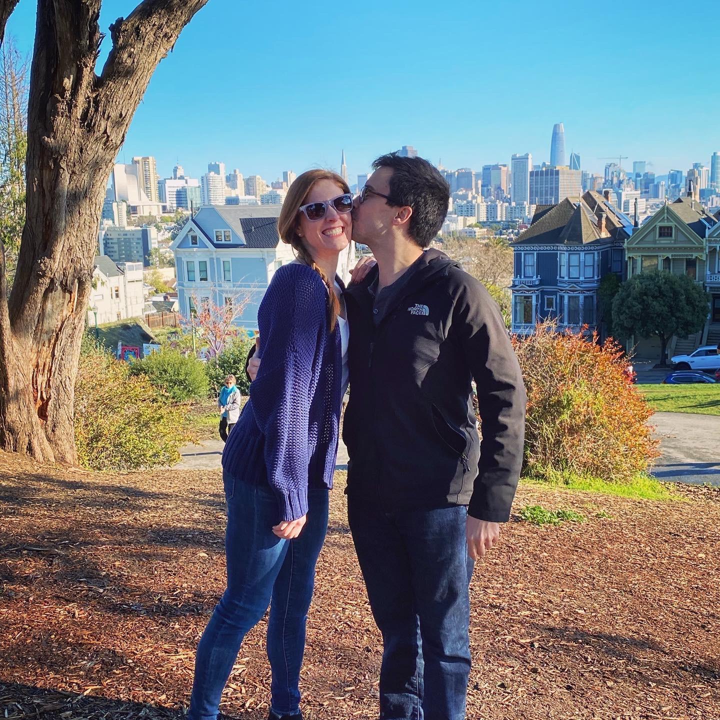 December 2019, San Francisco, CA: Happy to be on a New Year's trip with friends!