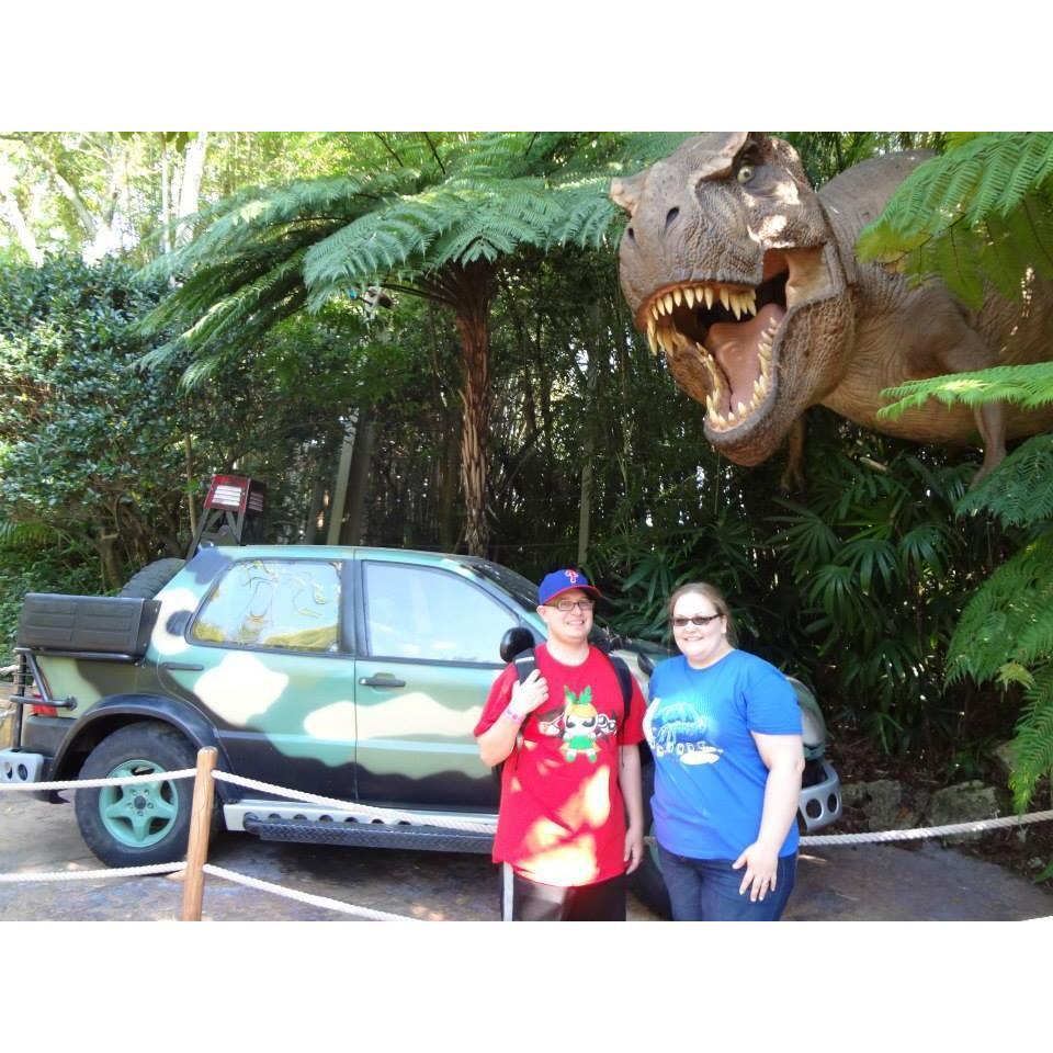 Jerasic Park in Universal Studios