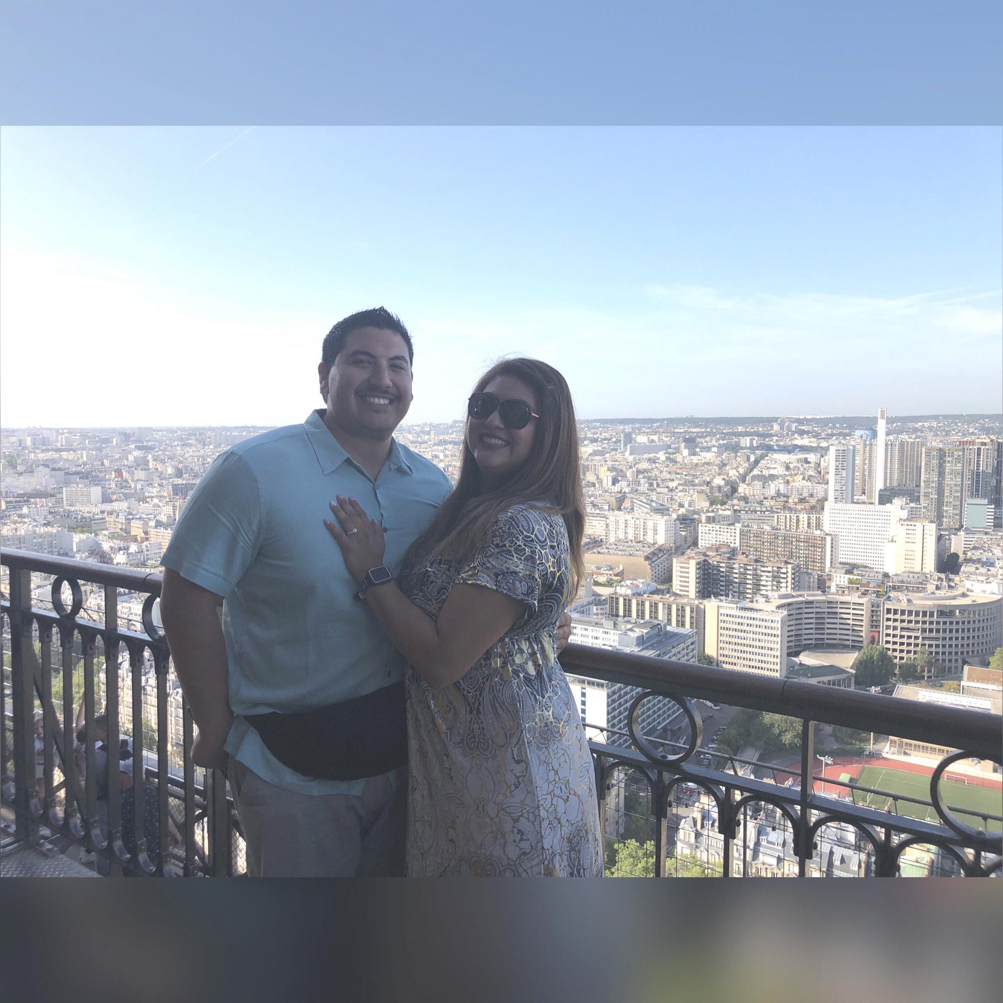 The moment after Justine said "YES!"