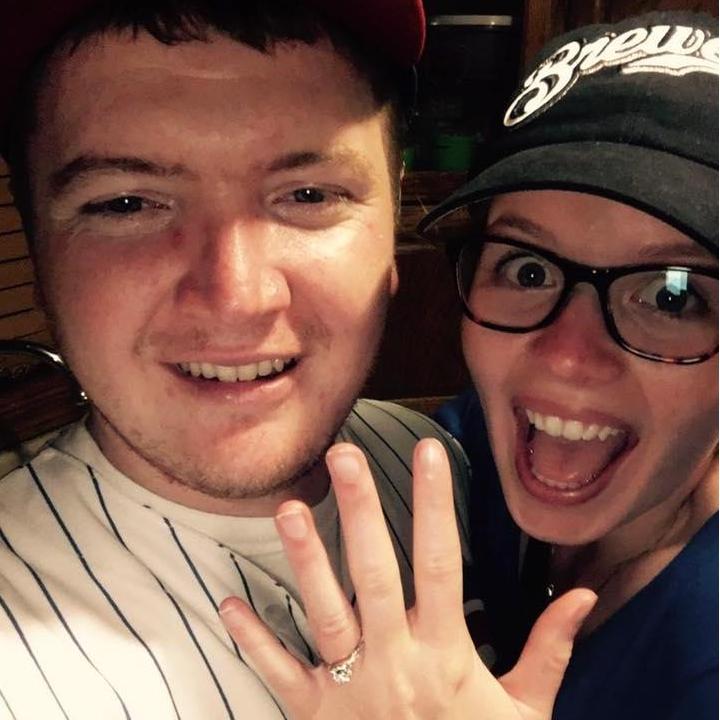 I was so excited the night he asked me to marry him but he was done with pictures. Haha!
