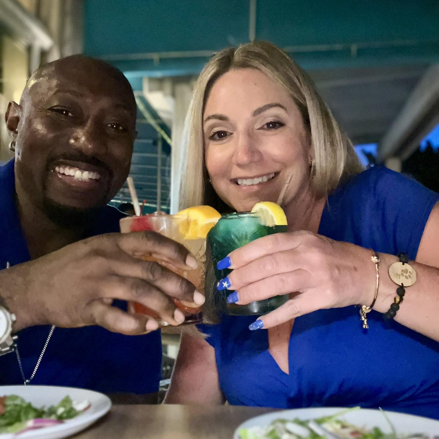 Our engagement on St Thomas, U.S. Virgins Islands. ❤️