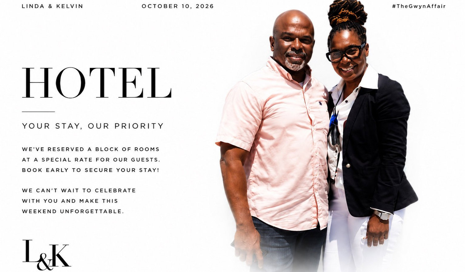 The Wedding Website of Linda White and Kelvin Gwyn