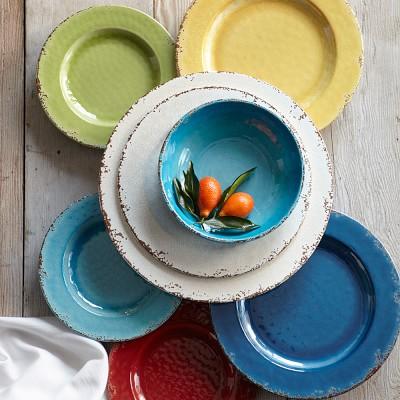 Rustic Outdoor Melamine Dinnerware Collection