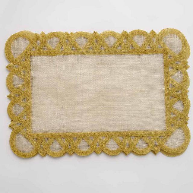 Yellow Athena Placemat | Set 4