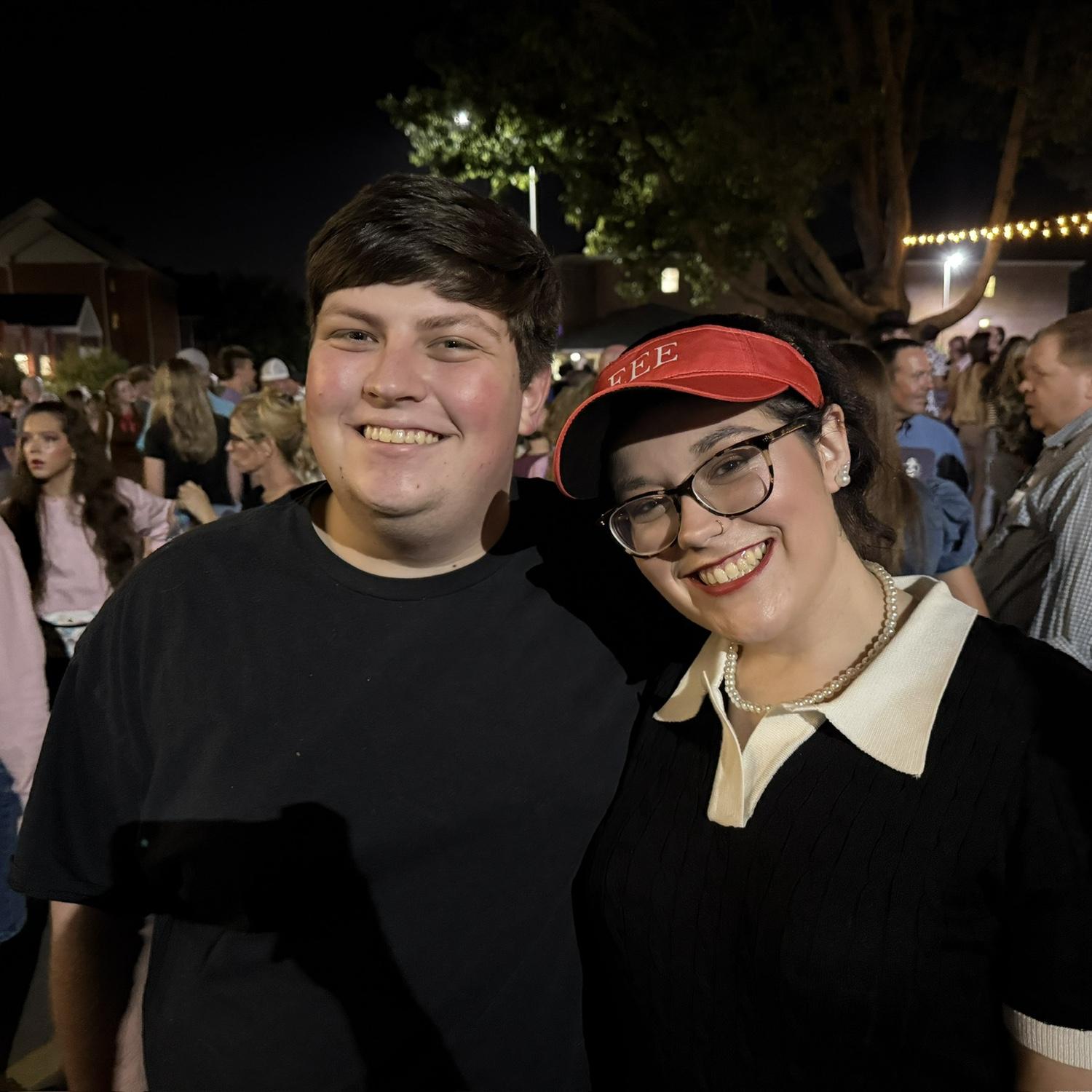 Blaine came and watched Cara at her senior Tiger Tunes!