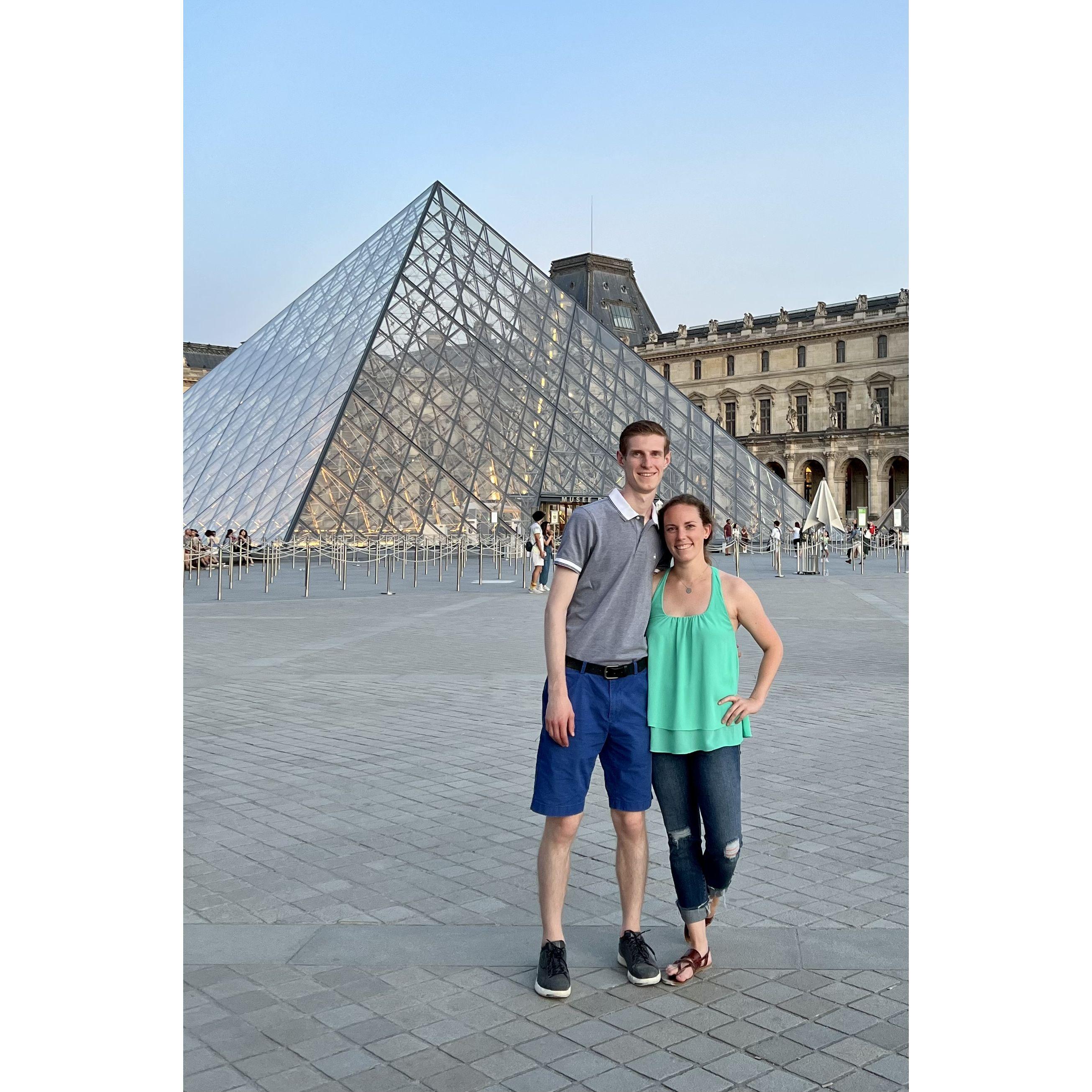 A gorgeous day at the Louvre. We had a gorgeous trip to Paris in 2022.