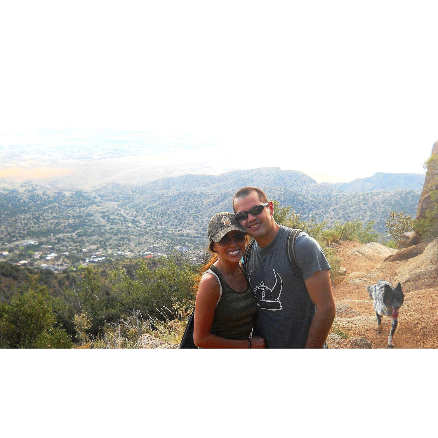 Hiking Sandia