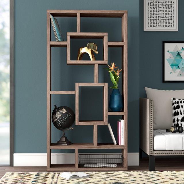 Mosher Geometric Bookcase