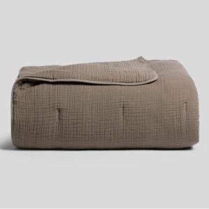 Organic Cloud Cotton Quilt (in Warm Grey)