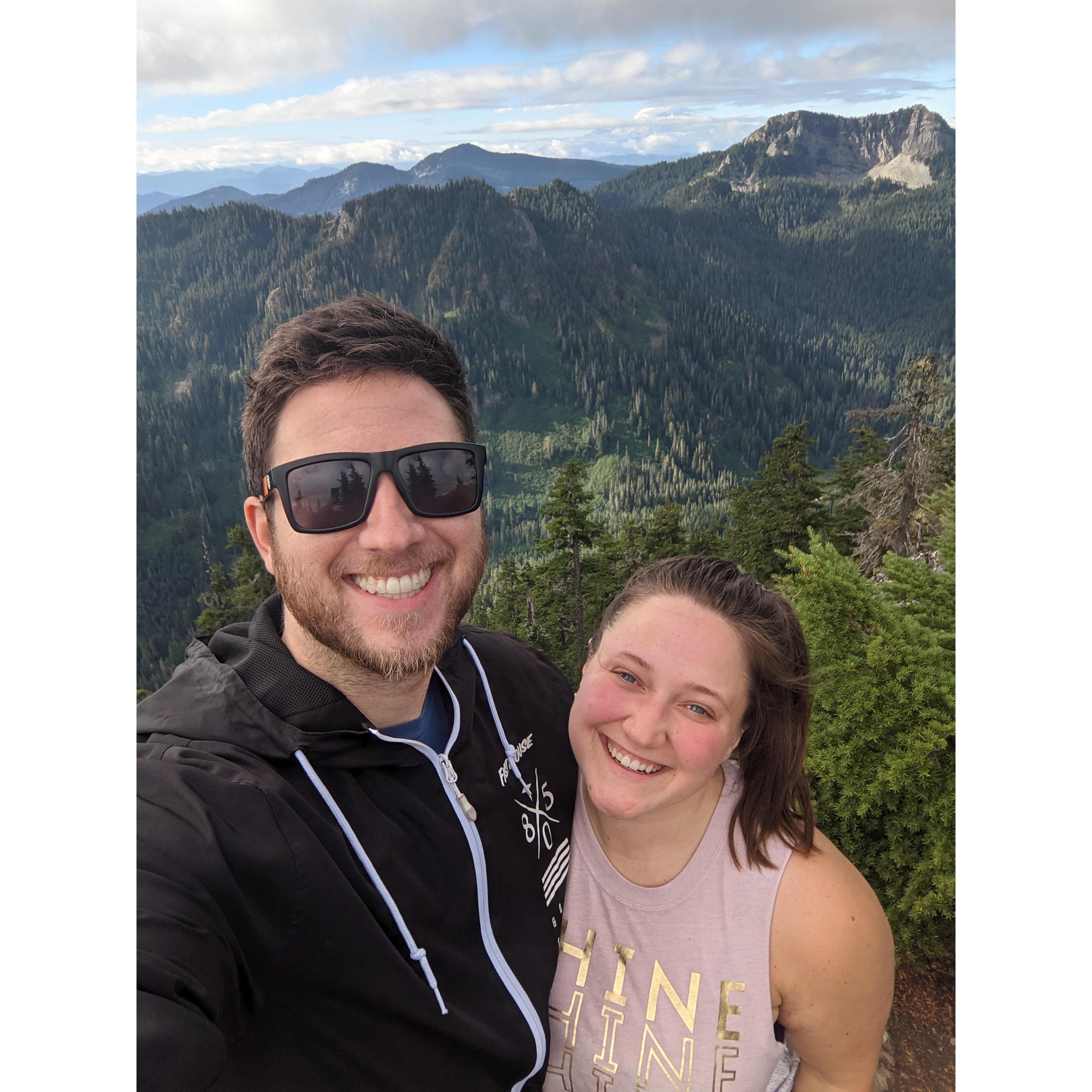 we summited this mountain
