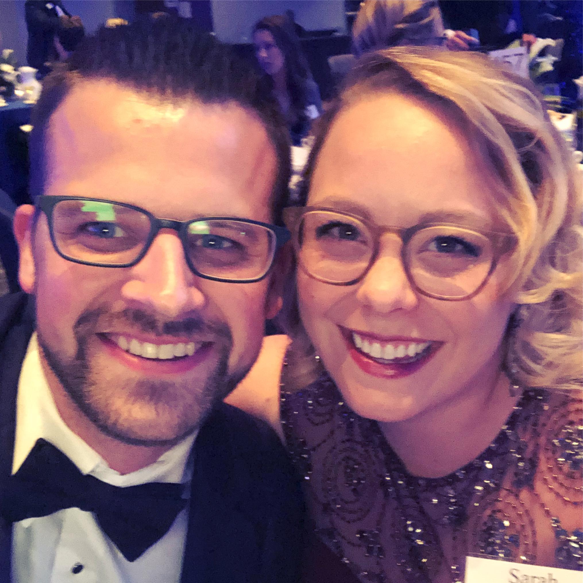 It doesn’t matter if we’re at a black tie event...
(Such as here, supporting our Alma Mater.)