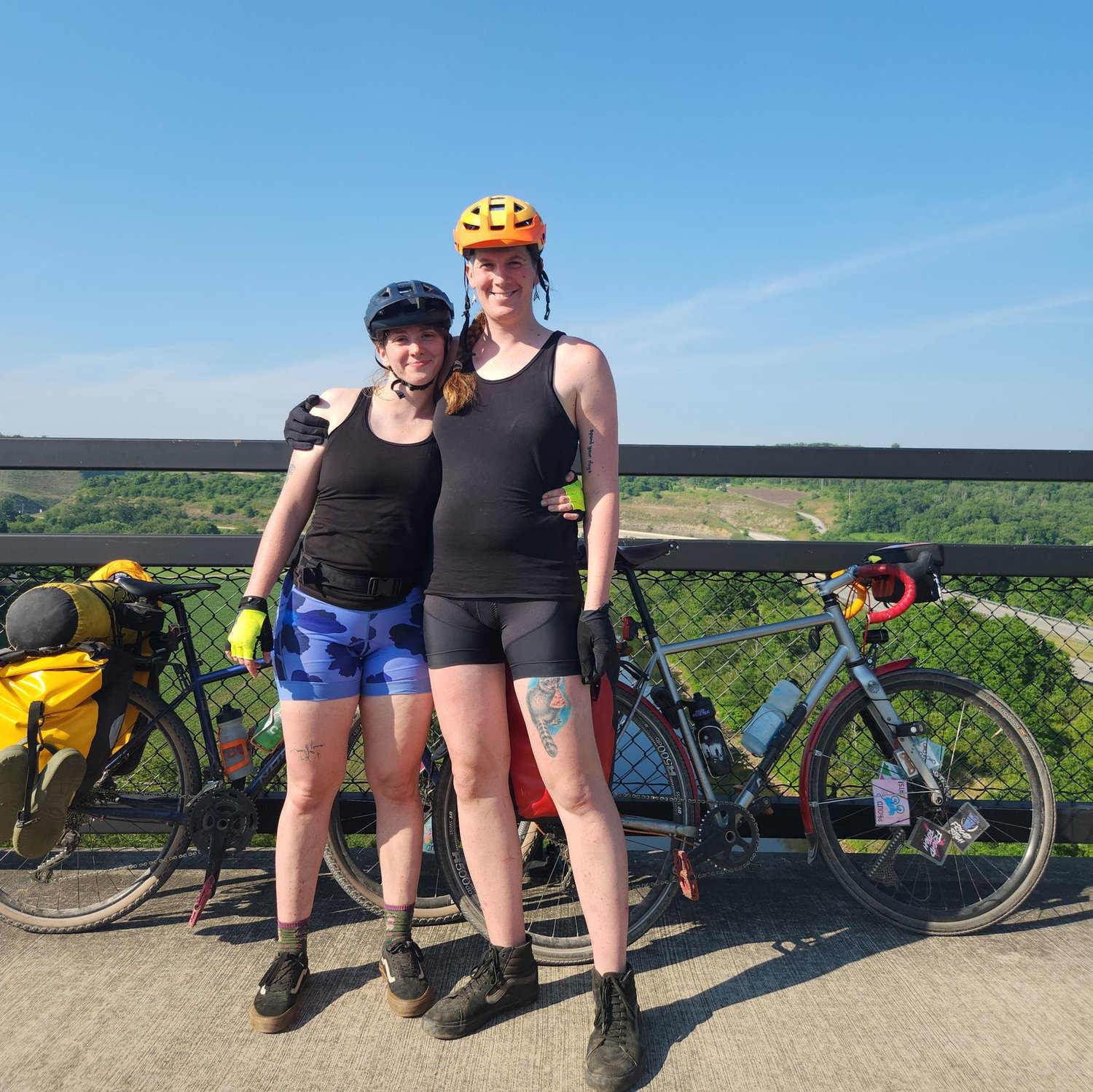 Our first bike trip, biking half the way from D.C. to Pittsburgh 06.21.2024