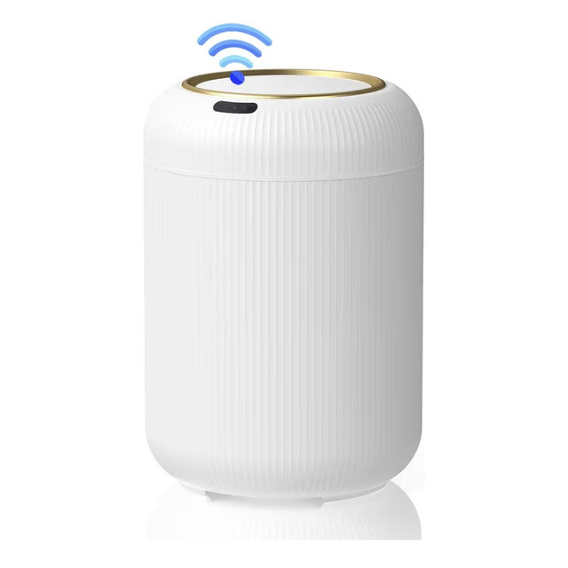 Procade Motion Sensor Trash Can with Lid, 3 Gallon Electric Bathroom Garbage can, Small White Wastebasket Touchless Trash Bin,Automatic Mini Trashcan for Bedroom,Toilet, Office, rv, Living Room