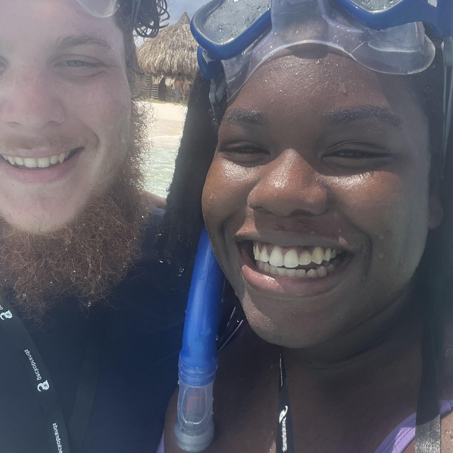 At Klein Curaçao! Blue water, white sands, abandoned lighthouses, and who doesn't like snorkeling?!