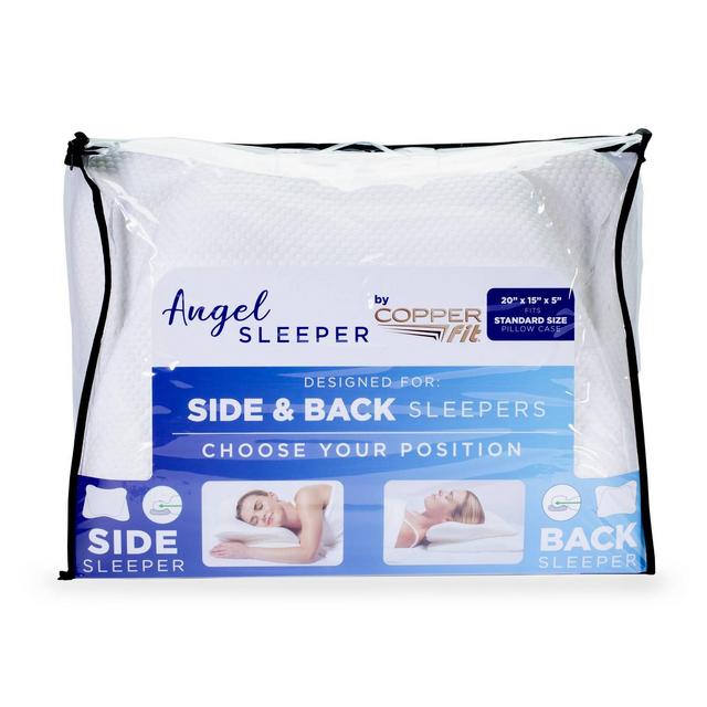 As Seen on TV Copper Fit Angel Sleeper Standard Pillow