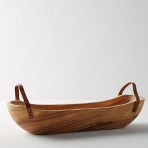 Woodgrain Bread Bowl (anthropologie)