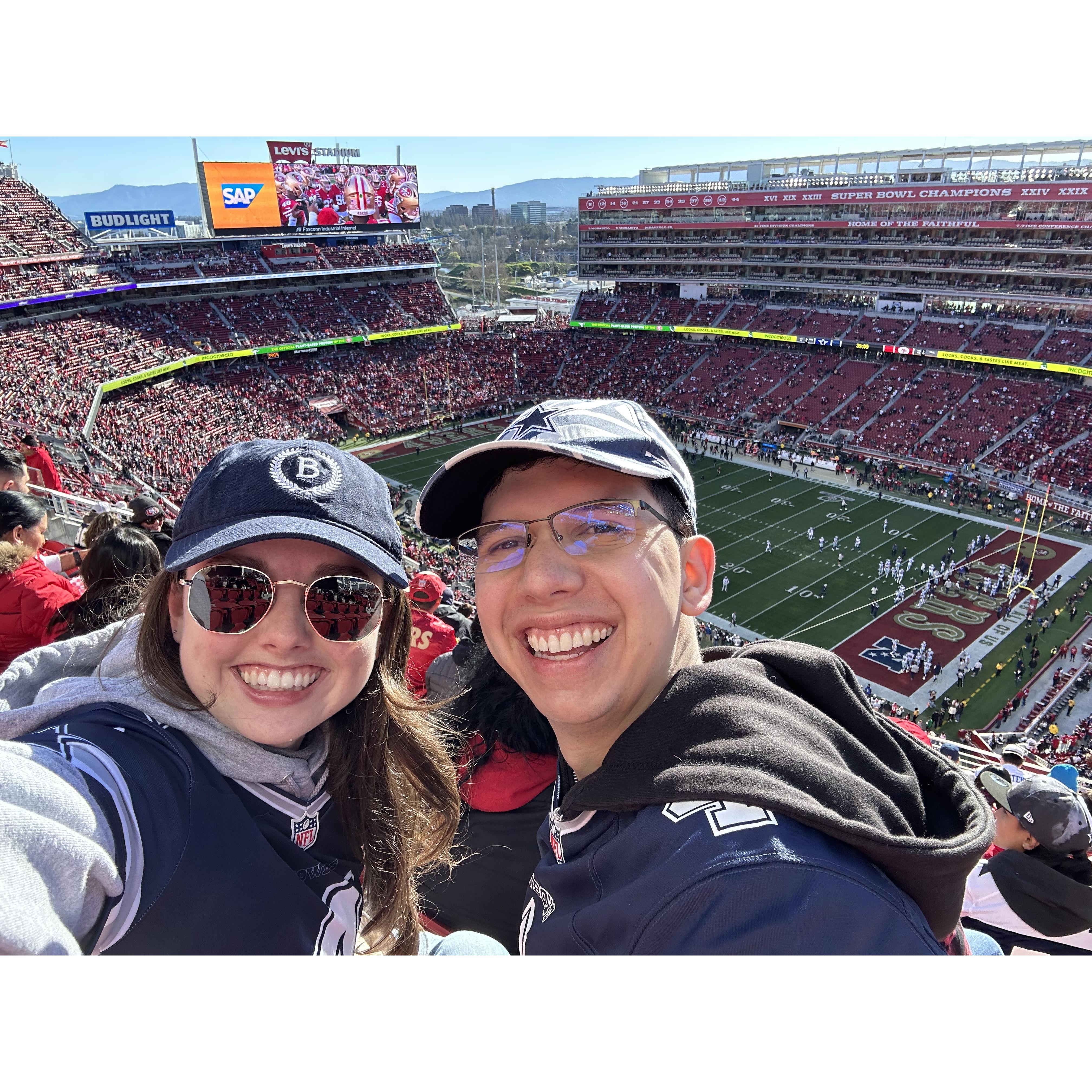 NFL Cowboys vs SF 49ers at Levi Stadium