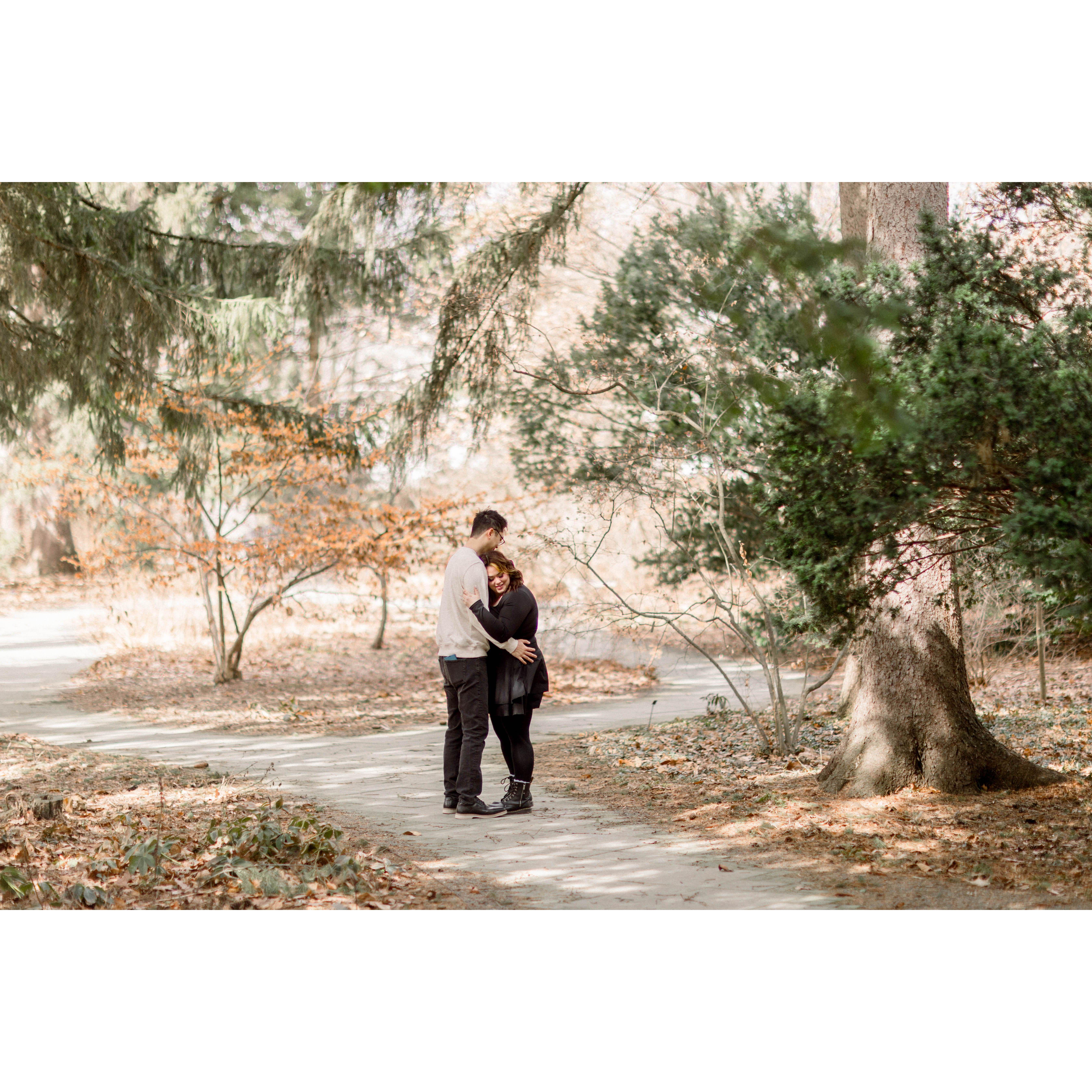 Photos from our engagement session.