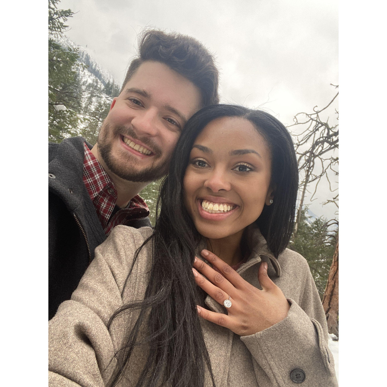 The day we got engaged!