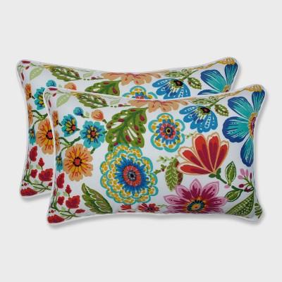 2pk Gregoire Prima Rectangle Outdoor Throw Pillow - Pillow Perfect